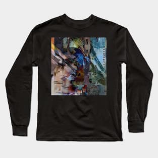 Glitch effect art Long Sleeve T-Shirt